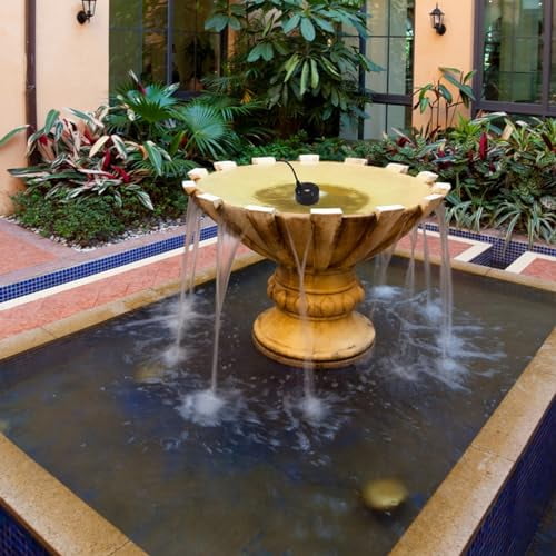 Mini Mist Maker, 4 LED Mister Fogger, Water Fountain Pond Fog Machine ...