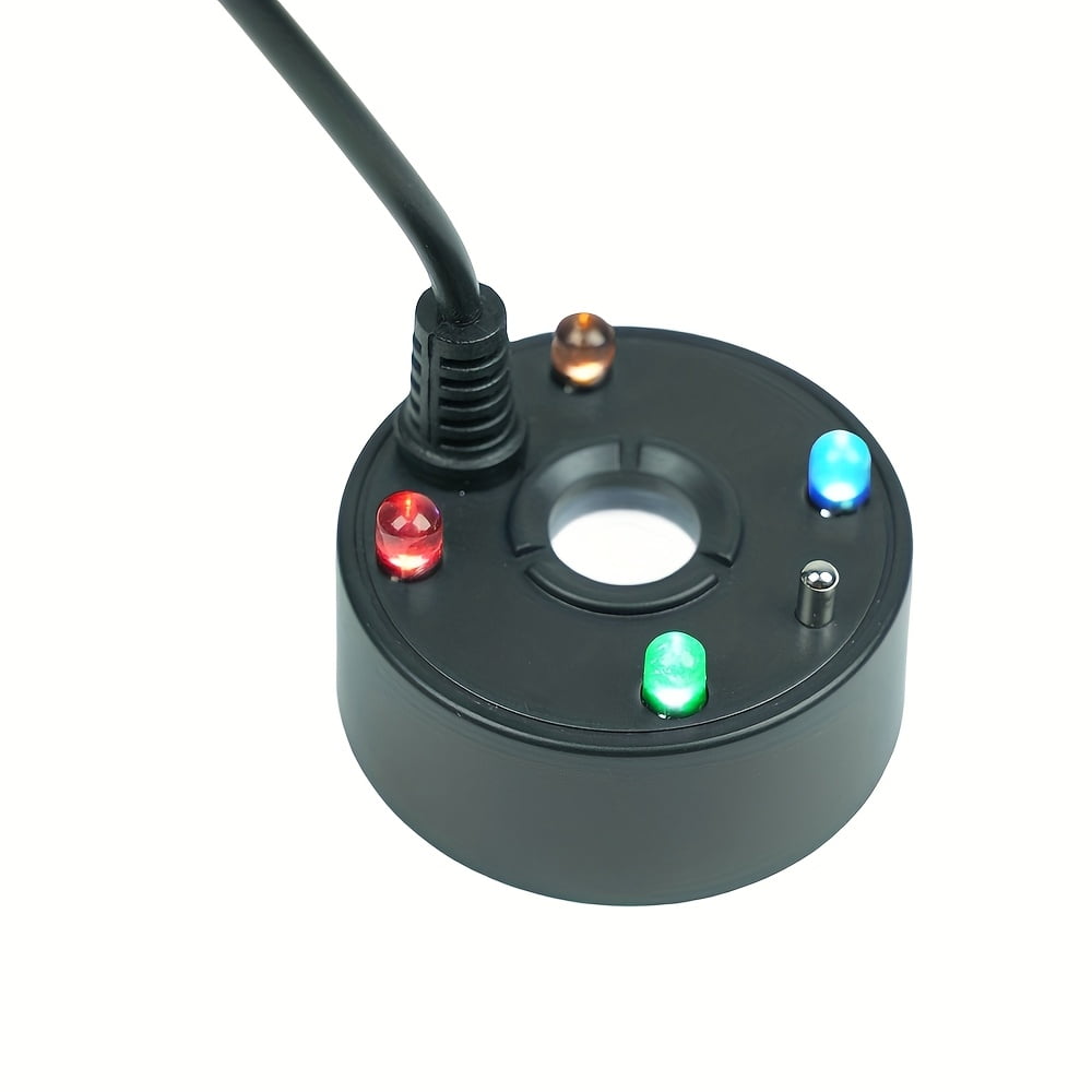 Ultrasonic Mist Maker With Colorful LED Lights USB Mini Fogger For Ponds Fish Tanks Halloween Decor