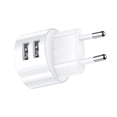 thumbnail image 1 of Mini Mobile Phone Charging Quick Charge 5V 2.1A Dual USB Charger Charging Adapter Wall Charger Travel Charger EU PLUG, 1 of 8