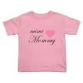 thumbnail image 1 of Mini Mommy Funny Toddler T-Shirts for Boys Girls (Pink, 3T), 1 of 5