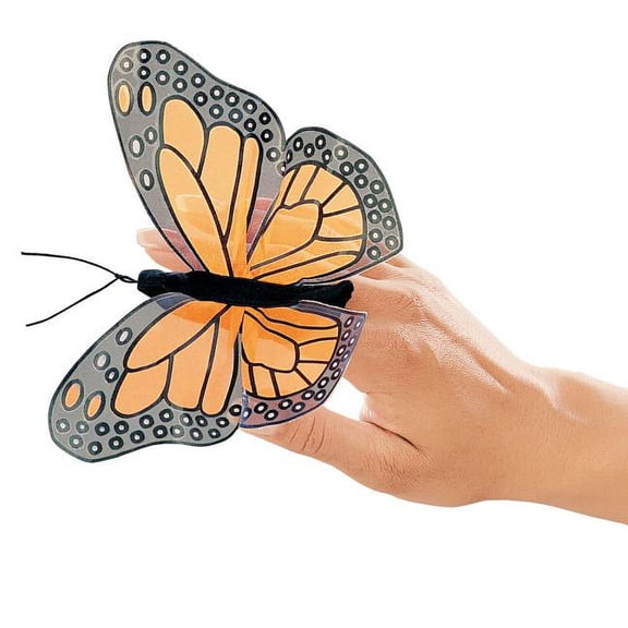 Mini Monarch Butterfly Finger Folkmanis Brand, Unisex