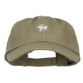 thumbnail image 1 of Mini Moose Embroidered Low Cap - Olive OSFM, 1 of 5