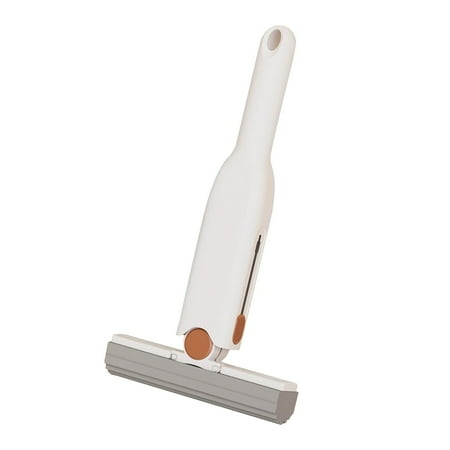 Mini Mop Handle Short Mop Household Cleaning Tools Wet and Drying Use Mini Deep Clean Mops Absorbent Mop for Home Tea Table Bathroom Glass white