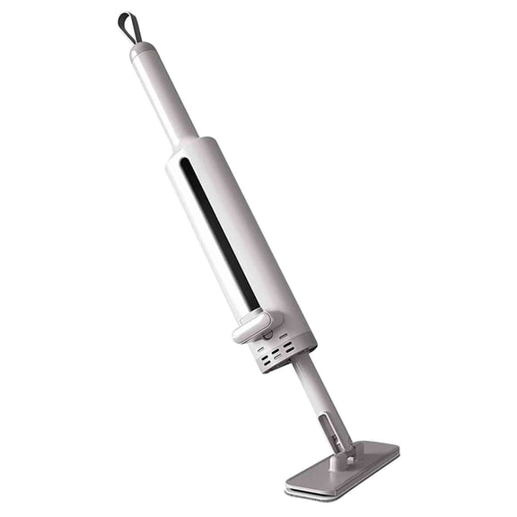 Mini Mop for Kitchen and Bathroom Counters, 360° Rotating Self-Wringing Handheld Flat Mop with Reusable Microfiber Pad