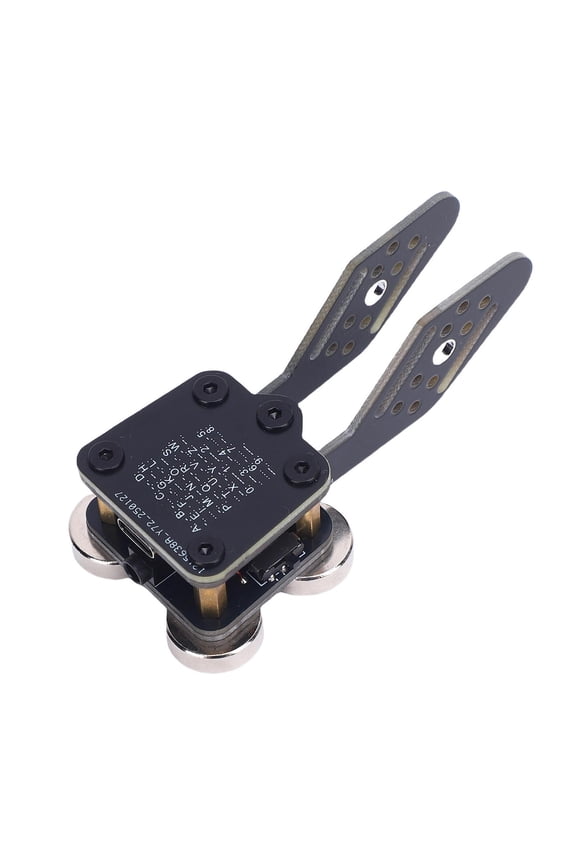 Mini Morse Code Key CW Paddle Key 3.5mm Cable Compact Metal Base for Desktop Decor and Enthusiasts Collection