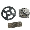 thumbnail image 1 of Applies to Mini Moto 47cc 49cc Drive System 25H OR T8F Chain With Gear Box And Rear Sprocket Fit Mini Moto Pocket Bike, 1 of 6