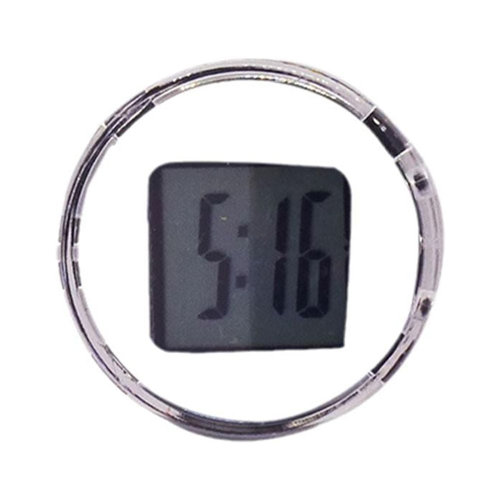 Mini Motorcycle Clocks,Digital Compact Clock,Stick On Analog Car Clock