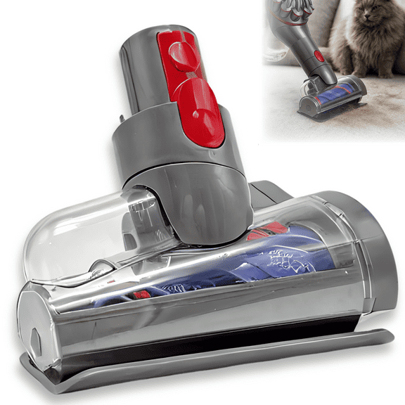 Replacement Part for Dyson V7 V8 V10 V11 V15 Mini Motorized Brush Head, Pet Hair Removal Vacuum Attachment for Upholstery, Stairs, Car Carpet & Couch Cushions