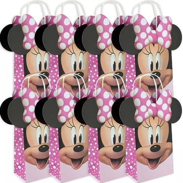 BlissBash 125PCS Pink Bow Balloon Arch Garland Kit, Pink And Black Balloons For Cartoon Mouse Birthday Party Decorations Baby Shower Supplies Set E11