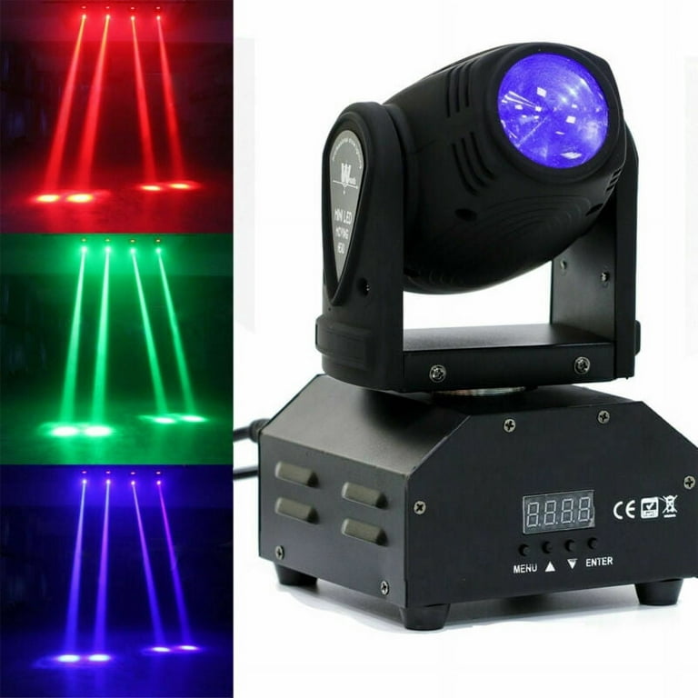 Mini Moving Head DJ Light 4In1 Stage Lights, Remote Dj Lights Sound  Activated Beam Light DJ, for Club,Disco,Luces DJ,Party
