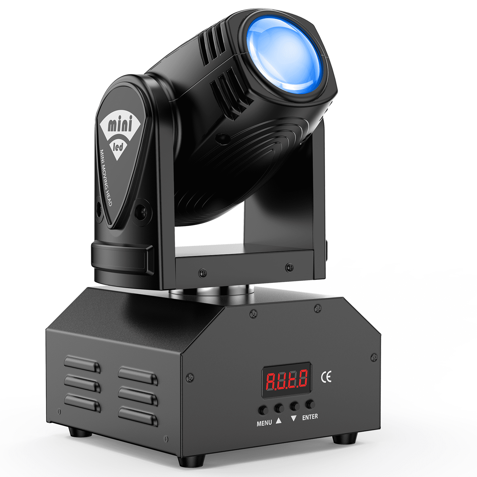 1Pack Mini Moving Head DJ Light, RGBW Beam DMX Stage