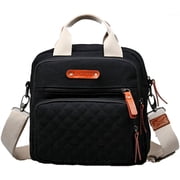 Mini Multi-Function Diaper Bag Tote Messenger Backpack-Black