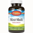 thumbnail interactive-video image 1 of Mini-Multi, Vitamins & Minerals, Iron-Free, 180 Mini Tablets, Carlson, 1 of 9
