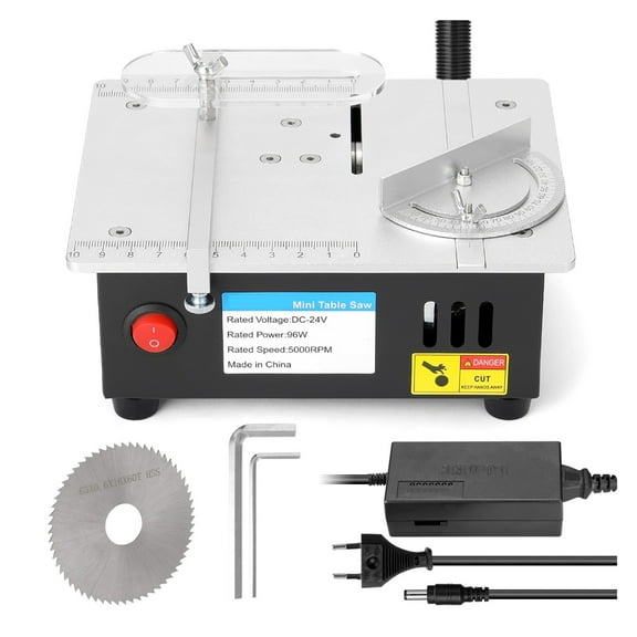 Mini Multifunctional Table Saw Electric Desktop Saws Small Household DIY Cutting Tool Woodworking Bench Lathe Cutter Machine ,Security