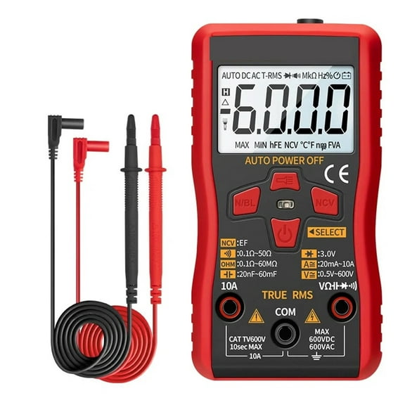Mini Multimeter 6000 Counts Digital Tester True Rms Auto Mmultimetro Tranistor Meter With NCV Data Hold Test Tools ,Battery Test
