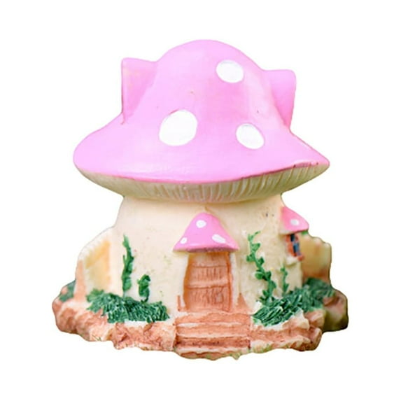 Mini Mushroom House, Miniature Figurines, Fairy Garden Accessories, Fairy Garden Supplies, Fairy Garden Animals for Fairy Garden, Micro Landscape, Plant Pots, Bonsai Craft Decor