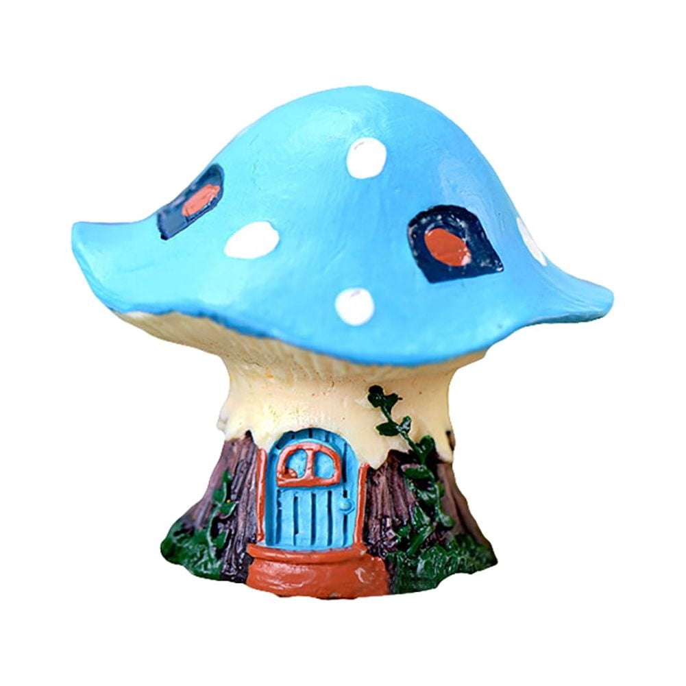 Mini Mushroom House, Miniature Figurines, Fairy Garden Accessories ...