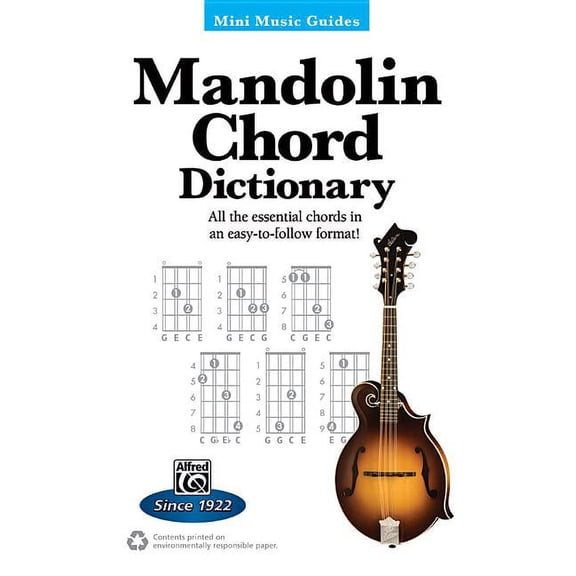 Mini Music Guides: Mini Music Guides -- Mandolin Chord Dictionary: All the Essential Chords in an Easy-To-Follow Format! (Paperback)