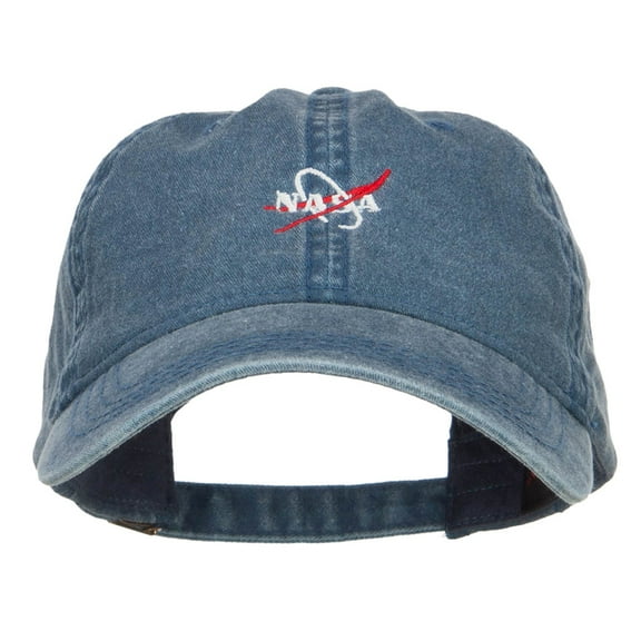 Mini NASA Logo Embroidered Washed Cap - Navy OSFM
