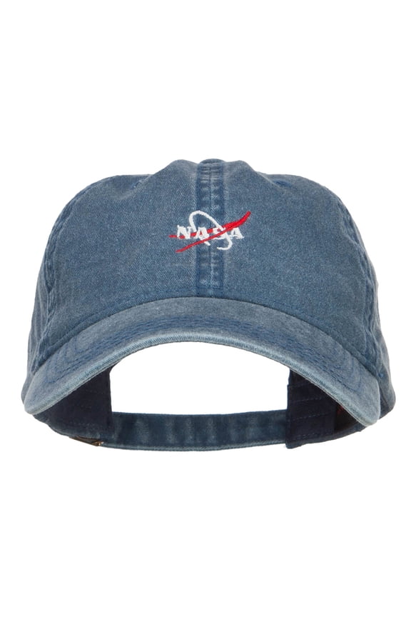 Mini NASA Logo Embroidered Washed Cap - Navy OSFM