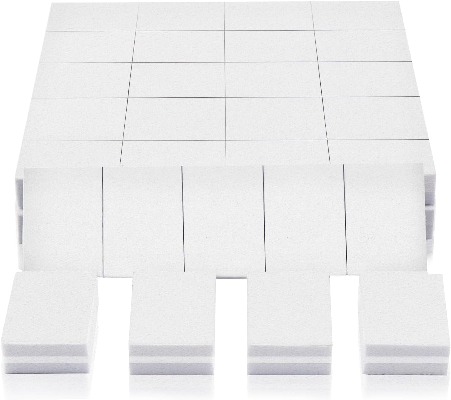 Mini Nail Buffer 50Pcs, 100/180 Grit Nail Buffers Set for Natural Nails