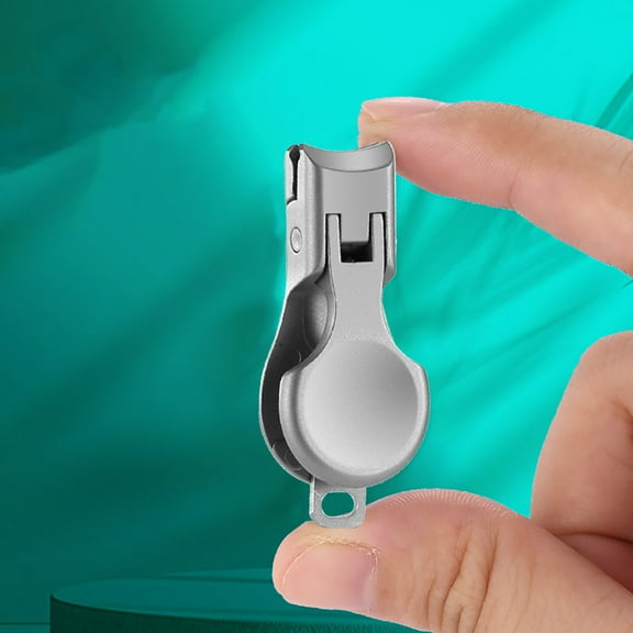 Mini Nail Clipper Stainless Steel Nail Trimmer Compact Nail Cutter Anti-splash Design Portable Nail Grooming Tool Personal Care Essential 45 Degree Blade