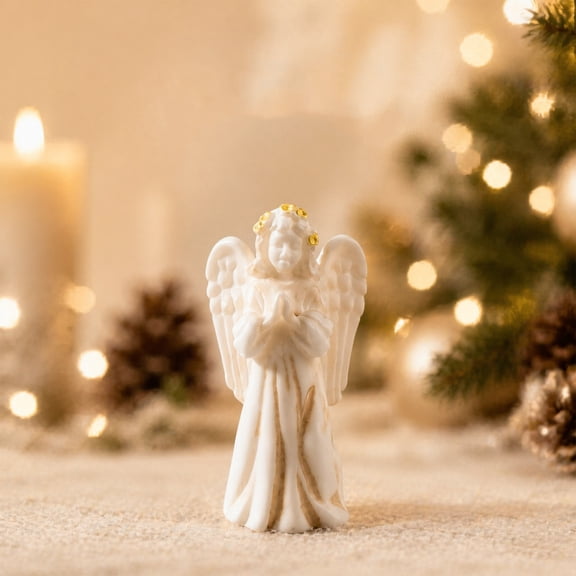Mini Nativity Figurine Set, Holy Family Christmas Scene Decorations, Small Religious Holiday Statues, Tabletop Mantel Display For Christmas Home Church And Seasonal Decor