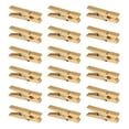thumbnail image 1 of Mini Natural Wooden Clothespins, 60pcs, 1.4 Inch Photo Paper Peg Pin Craft Clips for Scrapbooking, Arts & Crafts, Hanging Photos (60pc Natural No Twine), 1 of 7
