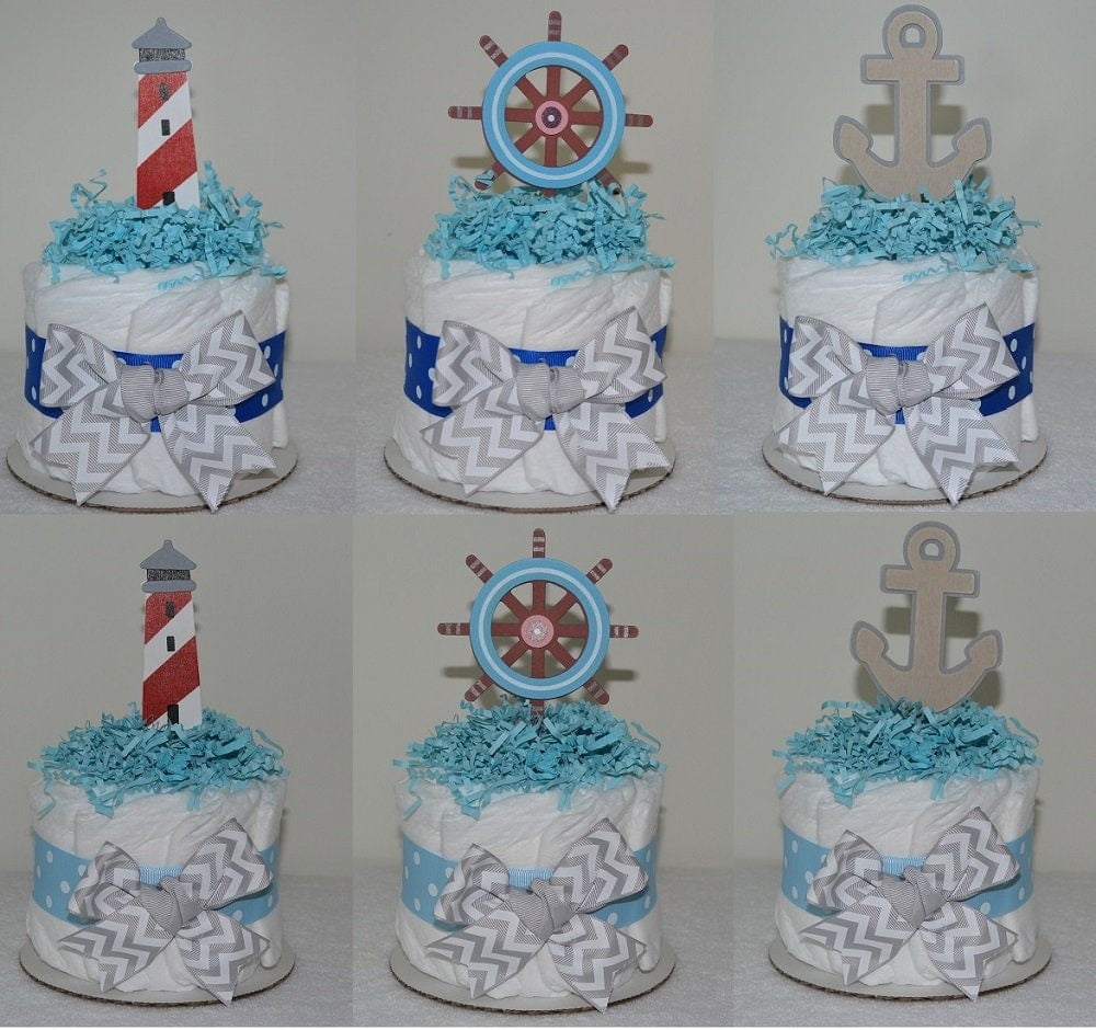 Diaper Cake Ideas Nautical Theme Baby Shower Cake Nautical Whale Boy Diaper  Cake Centerpiece| Nepheryn, image size:1000x940
