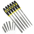 thumbnail image 1 of Mini Needle File Set, Wood Rasp with Soft Rubberized Handle, Hardened Alloy Strength Steel Needle File for Wood, Plastic and Other Soft Stuffs Carving（6Pcs）, 1 of 7