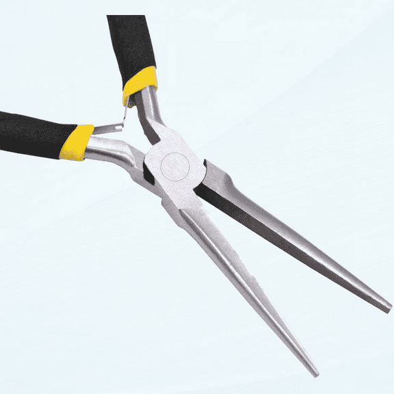 Mini Needle Nose Pliers for Jewelry Making 6 Inch Small Long Nose Pliers Long Tapered Jaw Non Serrated Precision Pliers Jewelry Making Tool for Wire Bending Small Object Gripping