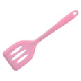 thumbnail image 1 of Mini Non-stick High Quality Heat Resistant Slotted Silicone Turners Cooking Spatula, Spatula Cookware for Cooking Fish, Eggs, Steak, Pancakes and More, 1Pc, Available in 9 Colors(Pink,8.1x2.1"), 1 of 6