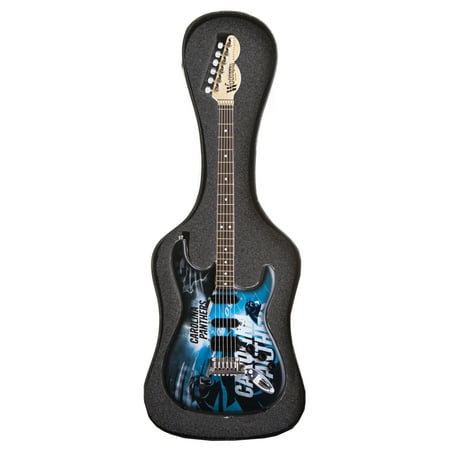 Mini Northender Woodrow Guitar Carolina Panthers