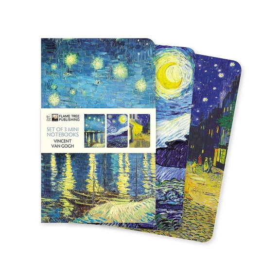 Mini Notebook Collections Vincent Van Gogh Set of 3 Mini Notebooks, (Paperback)