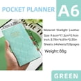 thumbnail image 1 of Mini Notebook Organizer, A6 Daily Planner Notebook and Travel Diary, Durable Writing Journal for Goal Tracking, Professional Stationery Planner for Daily Organization and Personal Planning, by UKHCCC, 1 of 9