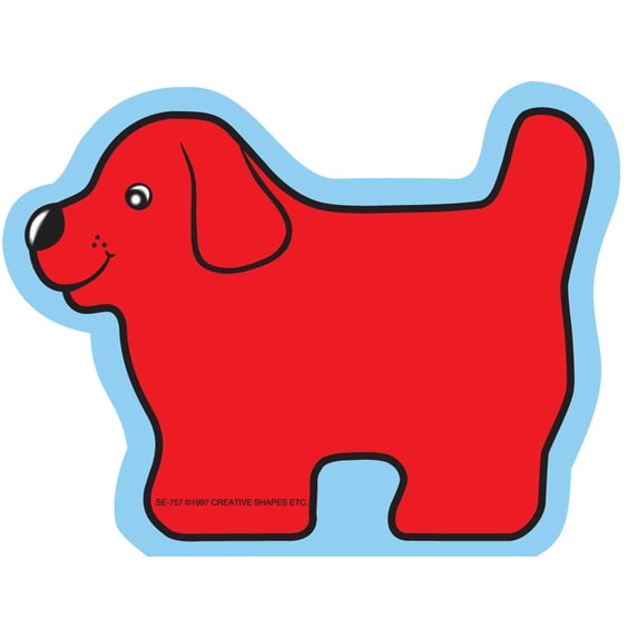SHAPES ETC. Mini Notepad - Red Dog