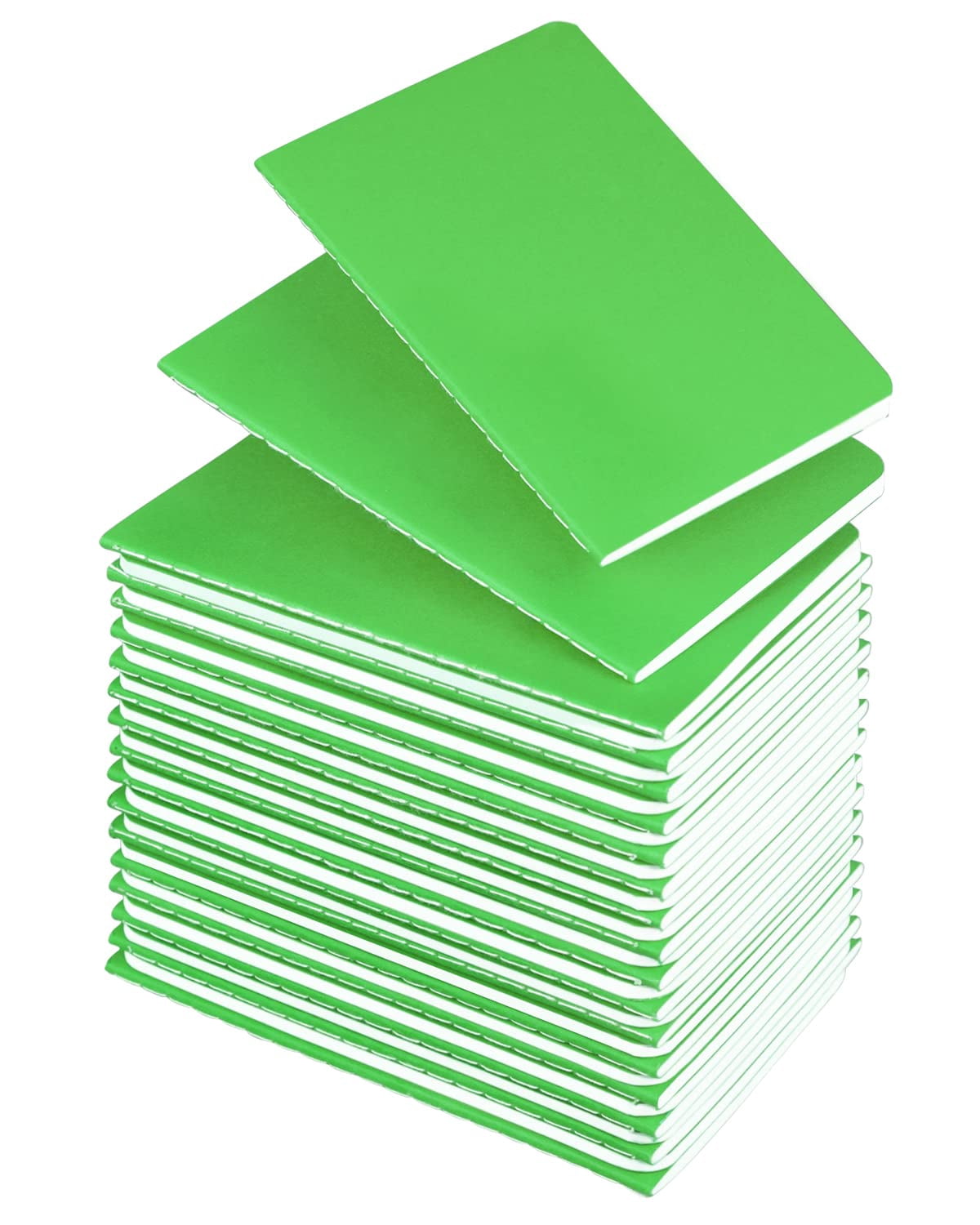 Mini Notepads Bulk 36 Pack 3.5 X 5.5 Inches Small Pocket Journal Notebooks-green Cover  30 Sheets/60 Pages Can Use To Write Stories