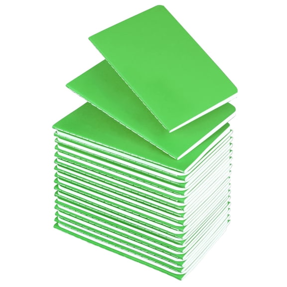 Mini Notepads Bulk 36 Pack 3.5 X 5.5 Inches Small Pocket Journal Notebooks-green Cover  30 Sheets/60 Pages Can Use To Write Stories