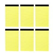 Mini Notepads Pocket Notebook, 6Pcs 3x5Inch Small Writing Pad Blank Lined Paper