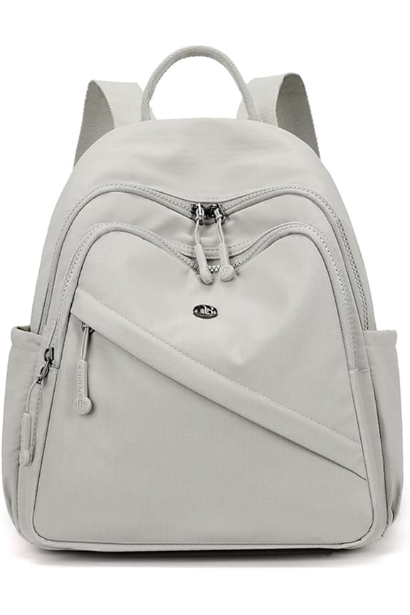 Mini Nylon Women Backpacks,11L Small Ladies backpacks Casual Lightweight Women Shopping Travel Daypack (Y1-Camel)