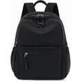 thumbnail image 1 of Mini Nylon Women Backpacks,11L Small Ladies backpacks Casual Lightweight Women Shopping Travel Daypack （Black), 1 of 7
