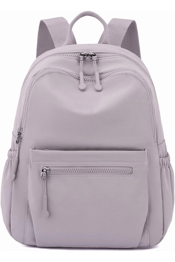 Mini Nylon Women Backpacks,11L Small Ladies backpacks Casual Lightweight Women Shopping Travel Daypack (Y2-Camel)