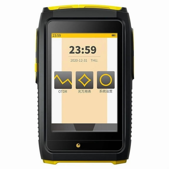 Mini OTDR Optic Otdr Optical Reflector Active Fiber Live Tester 1550nm 20dB 80km SC Fiber Reflectometer Touch Screen
