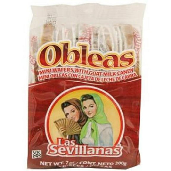Mini Obleas with Cajeta (20 Delicious Wafers with Goat's Milk Candy)