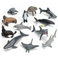 Mini Ocean Animal Figures Whales Animal Easter Cake Top Delicate Skin
