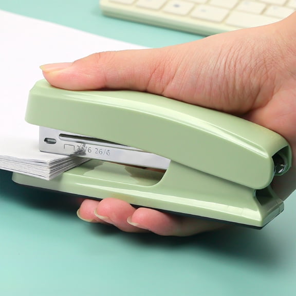 Mini Office Stapler with Easy Press Energy Saving Design for Students Teachers and Home Office Desk Use