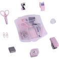 thumbnail image 1 of Mini Office Supply Kits – Includes Mini Stapler,Scissors, Staple Remover, Staples, Tape Dispenser (Pink), 1 of 7
