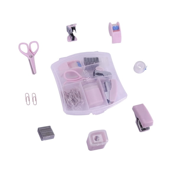 Mini Office Supply Kits – Includes Mini Stapler,Scissors, Staple Remover, Staples, Tape Dispenser