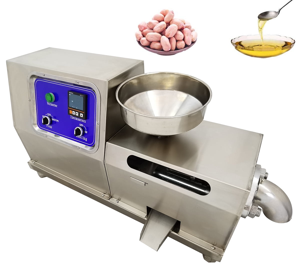 Mini Oil Press Machine Sunflower Oil Extractor Seeds Oil Making Machine 15KG