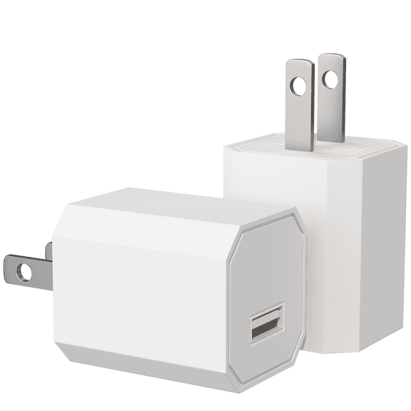 Mini One Port Wall Charger, ACE 1A/5V Wall Charger Plug USB Power Adapter 2 Pack for Phone 11/X/8/7/6S/6S Plus/6 Plus/6/5S,Samsung Galaxy S10 S9 S8/S7 Edge, Nexus, Moto, BlackBerry, Android Phones